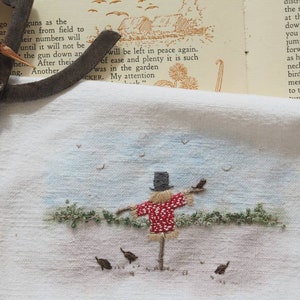 Temporada de Espantalho - Um kit de bordado da série The Stitchery - Cartões postais da Inglaterra