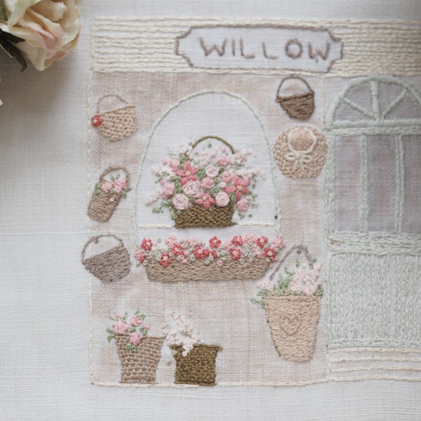 Basket Shop Embroidery Kit