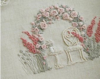 Beautiful Solitude - An embroidery kit from the Haven series by The Stitchery