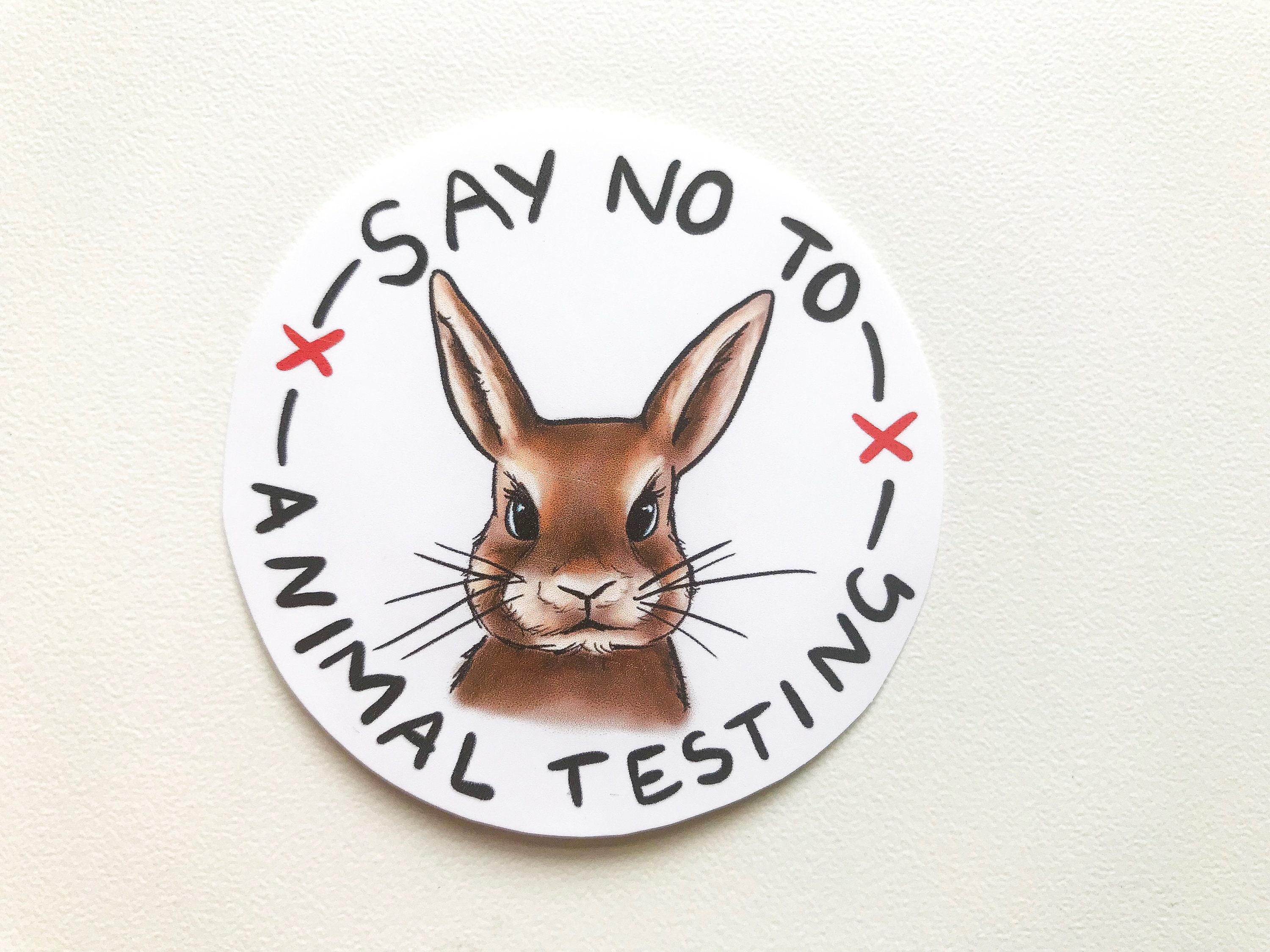 Say No to Animal Testing Vinyl Sticker Vegan Environment - Etsy Say No to Animal Testing Vinyl Sticker Vegan Environment - Etsy