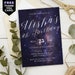 Galaxy Stars Printable Birthday Invitation, Out of This World Party ...