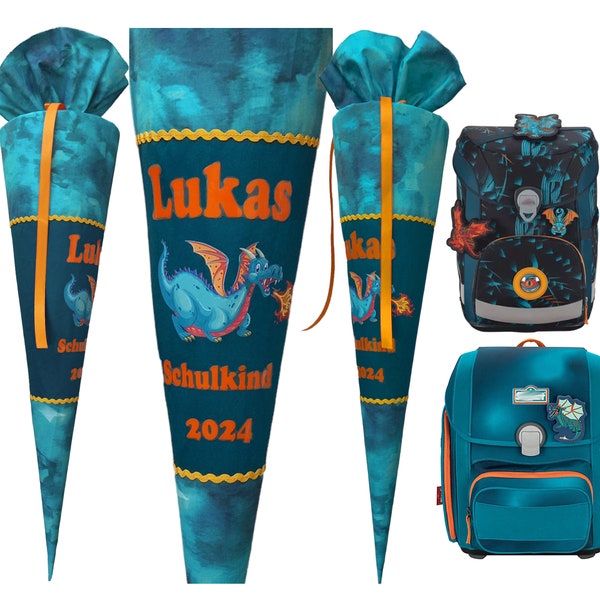 Dragon school bag, suitable for the Dragon Moon Derdiedas/Seadragon Scout/for boys/girls/custom/sewn