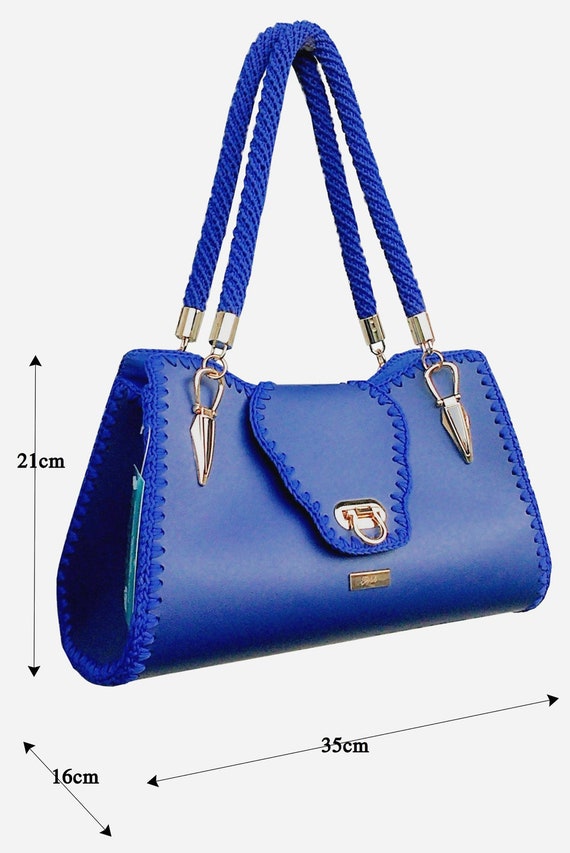 cornflower blue handbag