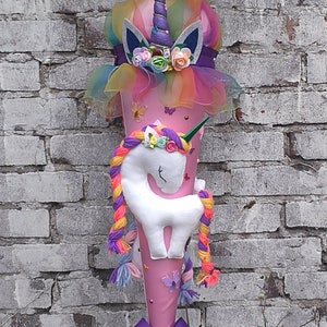 Cartable en tissu licorne Pégase pour fille