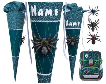 School cone match the Jumping Spider Step by Step, custom, name, sewn, fabric