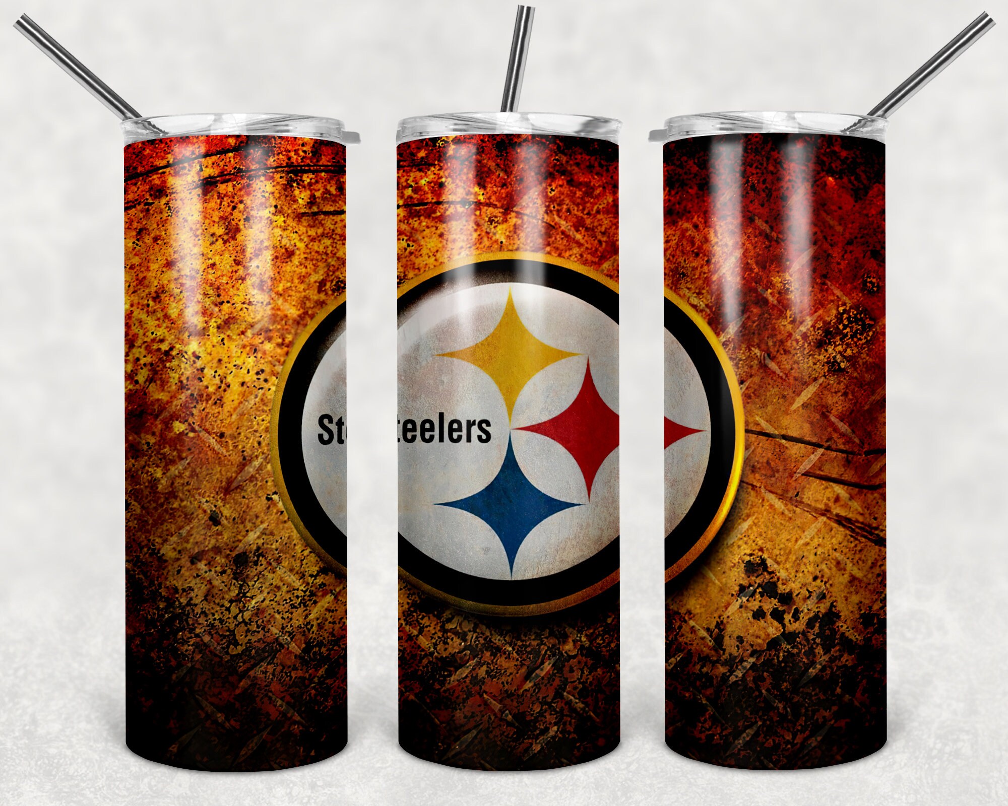 Pittsburgh Steelers NFL Tumbler Wrap Sublimation Waterslide Etsy