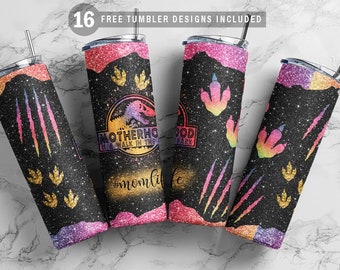 Motherhood #momlife walk in the Park Skinny Straight/Tapered Tumbler 20oz Wrap Sublimation Waterslide PNG Digital Desings Download