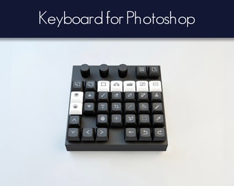 Mechanical Keyboard Keypad Shortcuts Arrow Keys for Photoshop