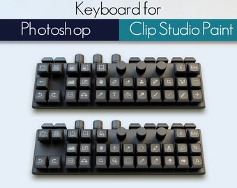 Mechanical Keyboard for Photoshop and Clip Studio Paint