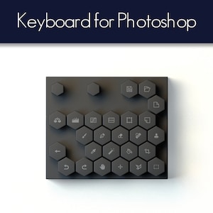 Creative Keyboard Honeycombs Keypad for Photoshop