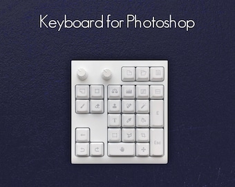 White Small Controller Keypad Keyboard for Photoshop