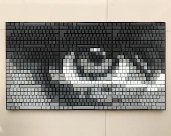 Wall Art Panno from keycaps