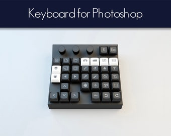 Mechanical Custom Keyboard Keypad Shortcuts Arrow Keys for Photoshop