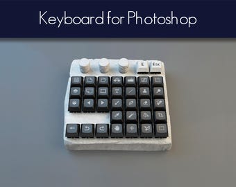 Concrete Stone Style Keyboard DIY for Photoshop
