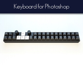 Mechanical Keyboard Keypad DIY with Photoshop Toolbar