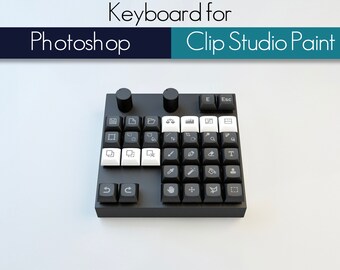 Keyboard Keypad Controller DIY for Photoshop and Clip Studio Paint