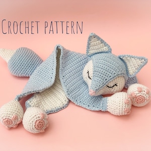 Freya the Arctic Fox Snuggler Crochet Pattern