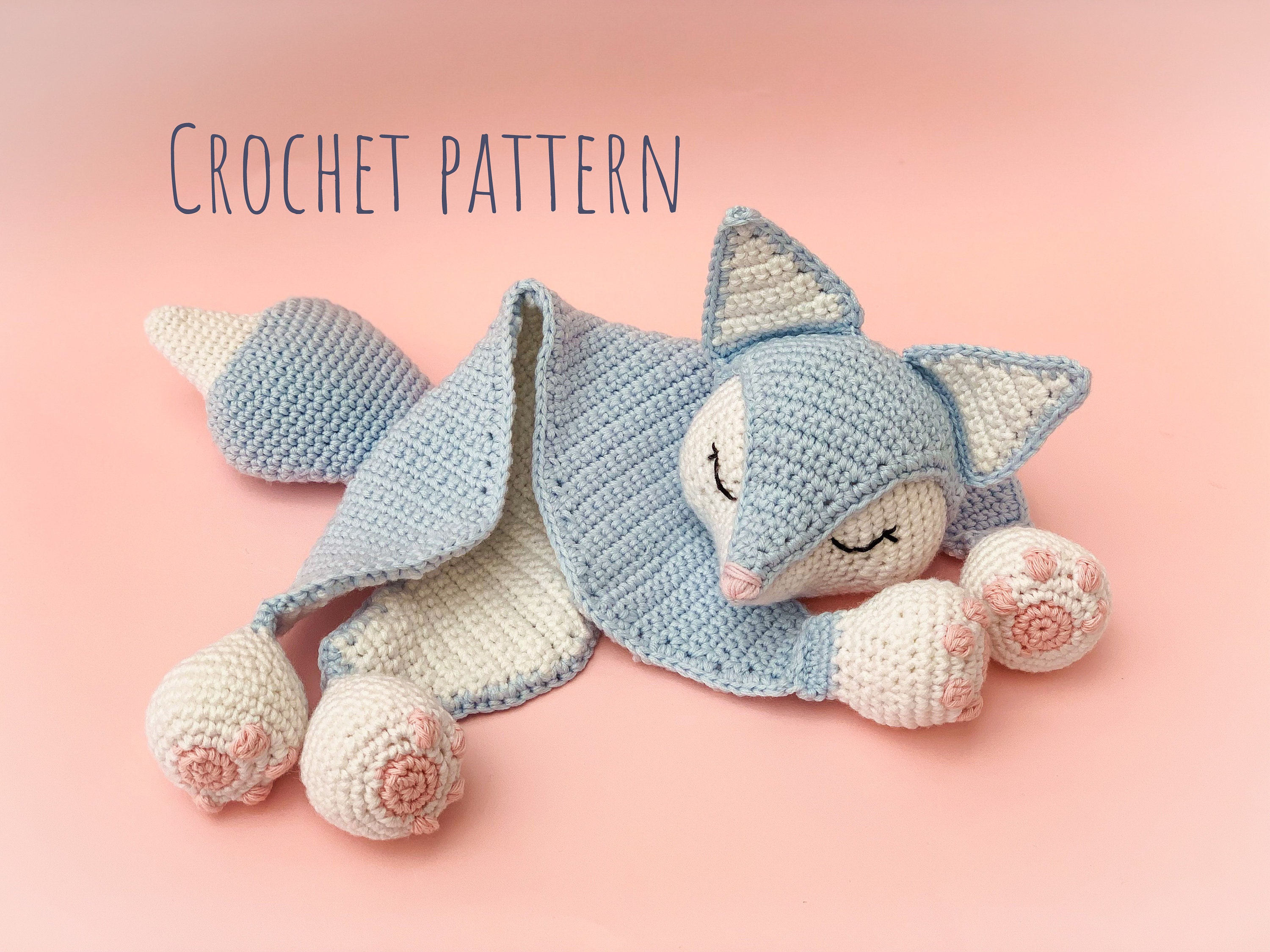 Freya the Arctic Fox Snuggler Crochet Pattern Etsy UK
