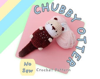Chubby Otter No Sew Crochet Pattern