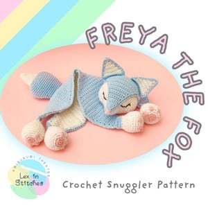 Freya the Arctic Fox Snuggler Crochet Pattern