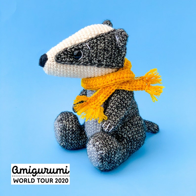 Bill the Badger Crochet Pattern image 2