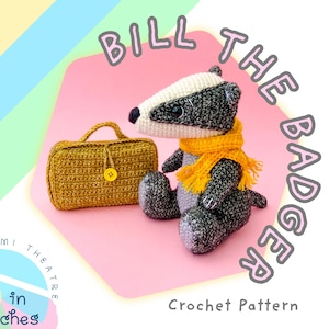 Padrão de crochê do Bill, o Texugo