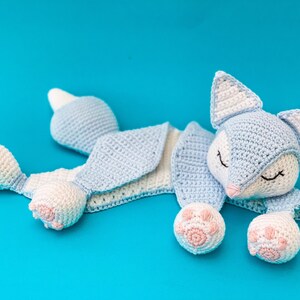 Freya the Arctic Fox Snuggler Crochet Pattern image 2