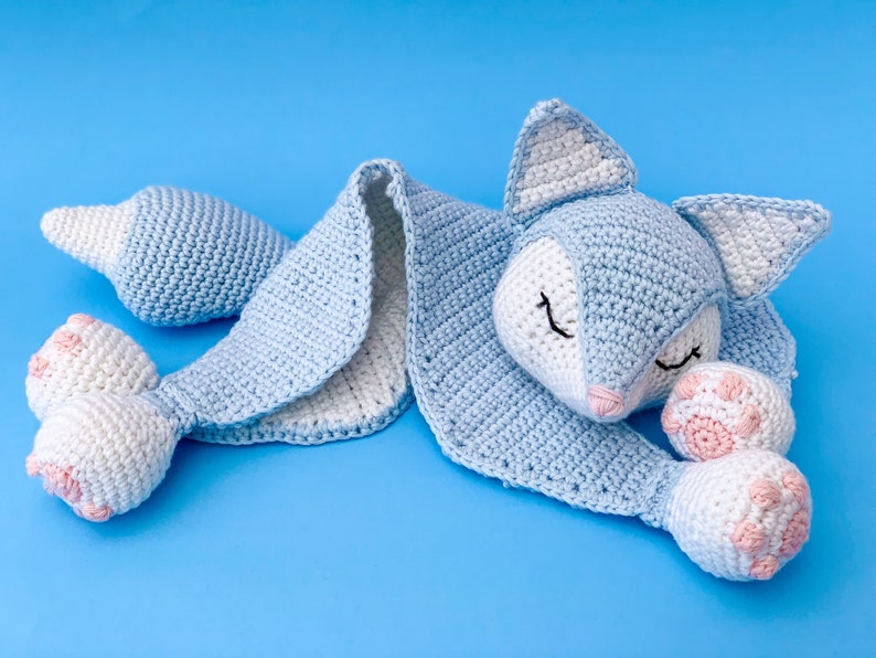 Freya the Arctic Fox Snuggler Crochet Pattern image 3