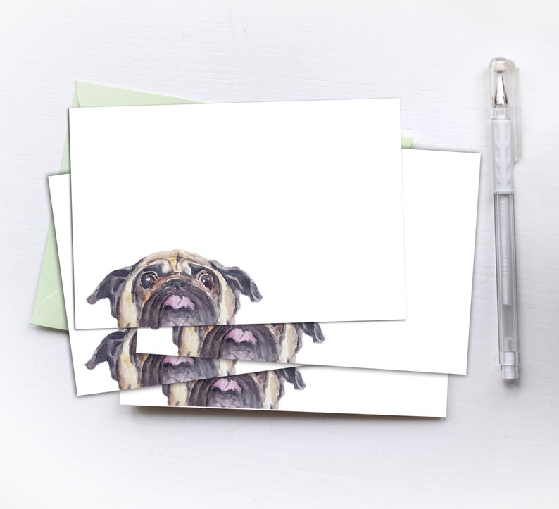 Funny Animal Card. Pug Printable Clipart JPG/PNG - Etsy