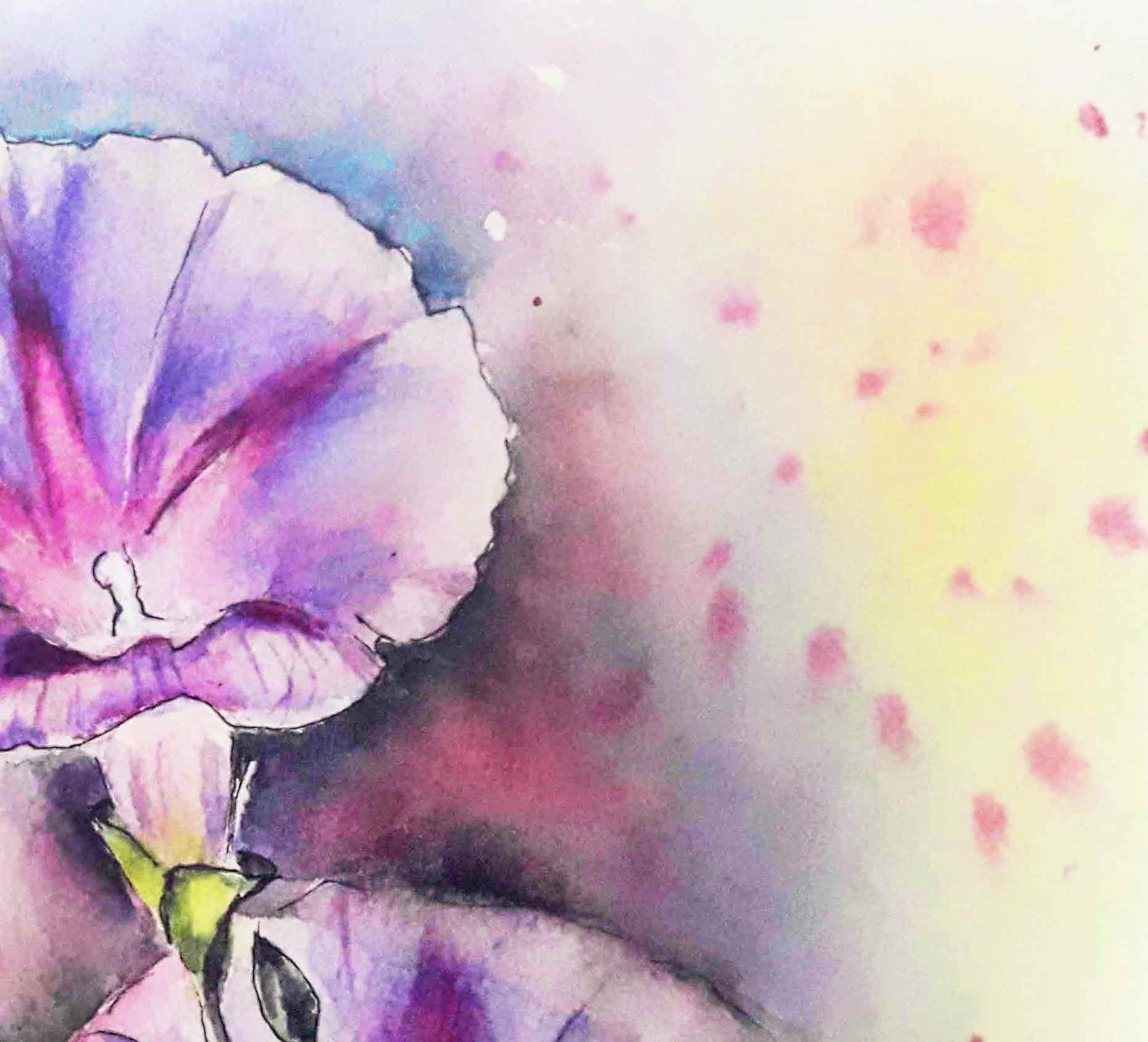 Flowers original watercolor painting. | Etsy