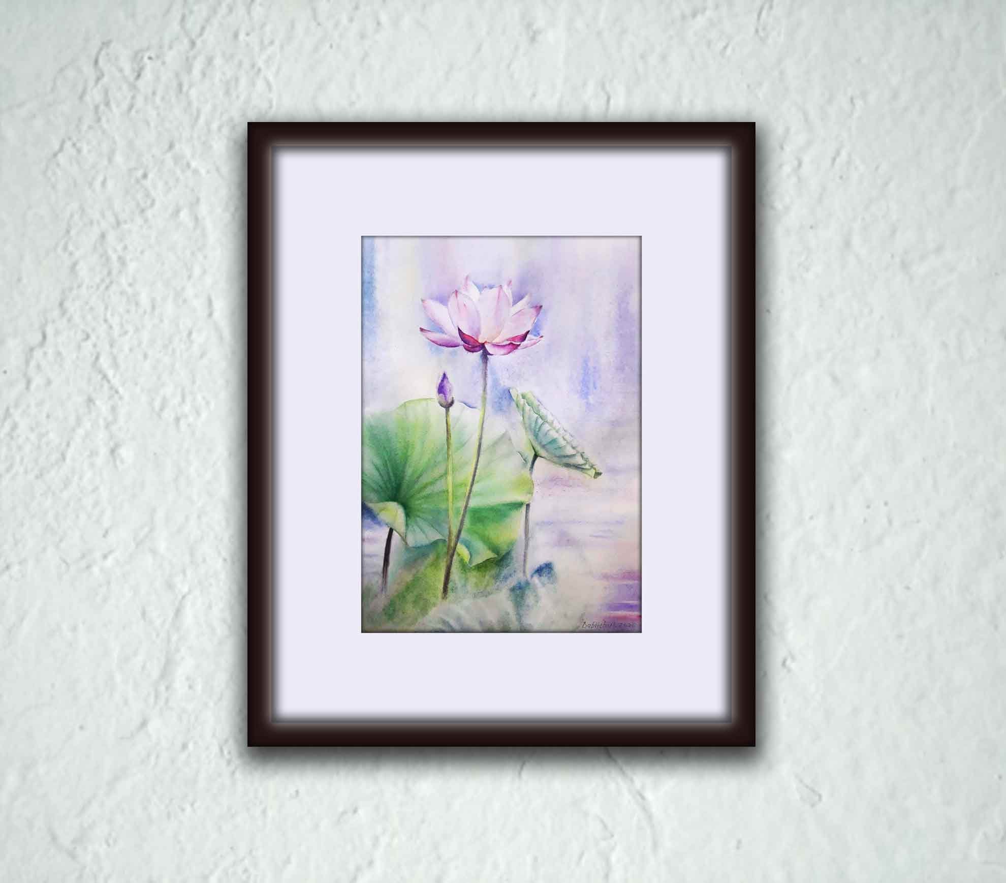 Set of 2 Original Paintings of Flowers. Diptych Wall Art Etsy