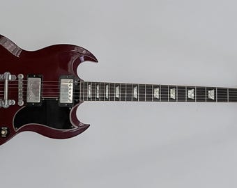 Gibson Sg 1996 - Cherry Wine Factory Bigsby 1961 Reissue Hardcase PAF, PU Rare Excellent Shape