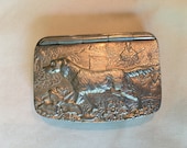 Antique Sterling Silver English Snuff Box