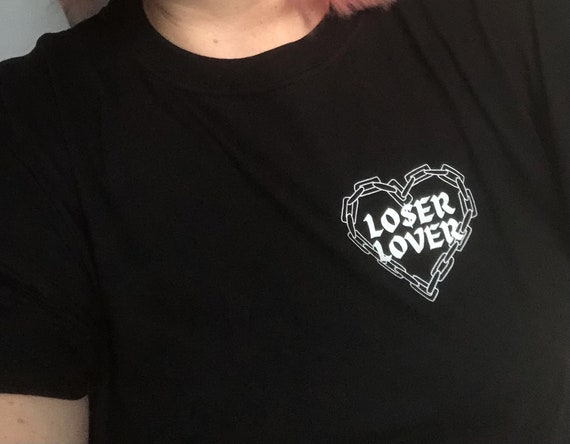 TXT LOSER LOVER Chain Heart Tee - Etsy 