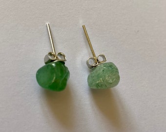 Louisiana State Silhouette Green Crystal Stud Post Dangle Earrings Louisiana State Silhouette Green Crystal Stud Post Dangle Earrings