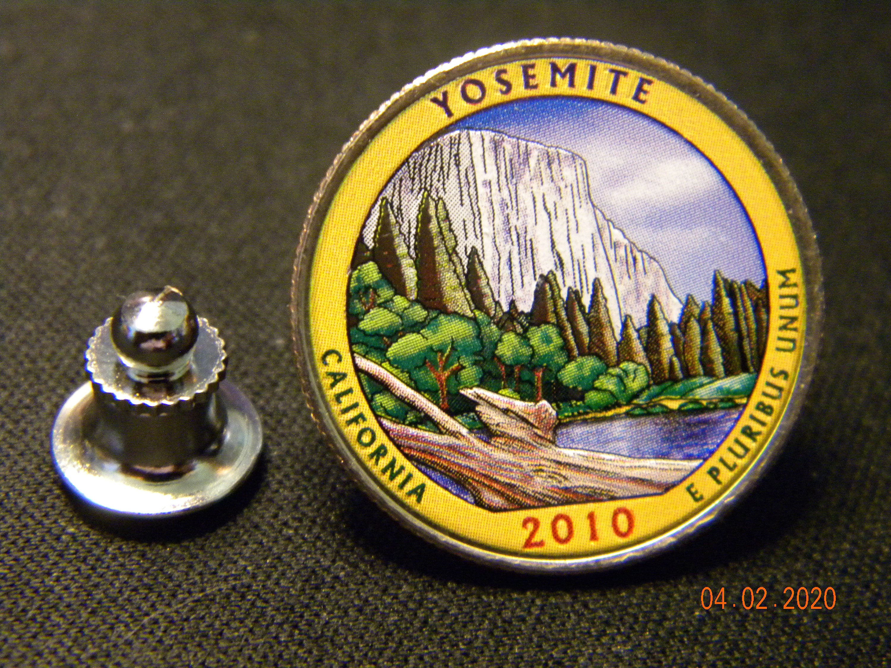 Yosemite National Park Lapel Pin U. S. Mint 2010D Etsy