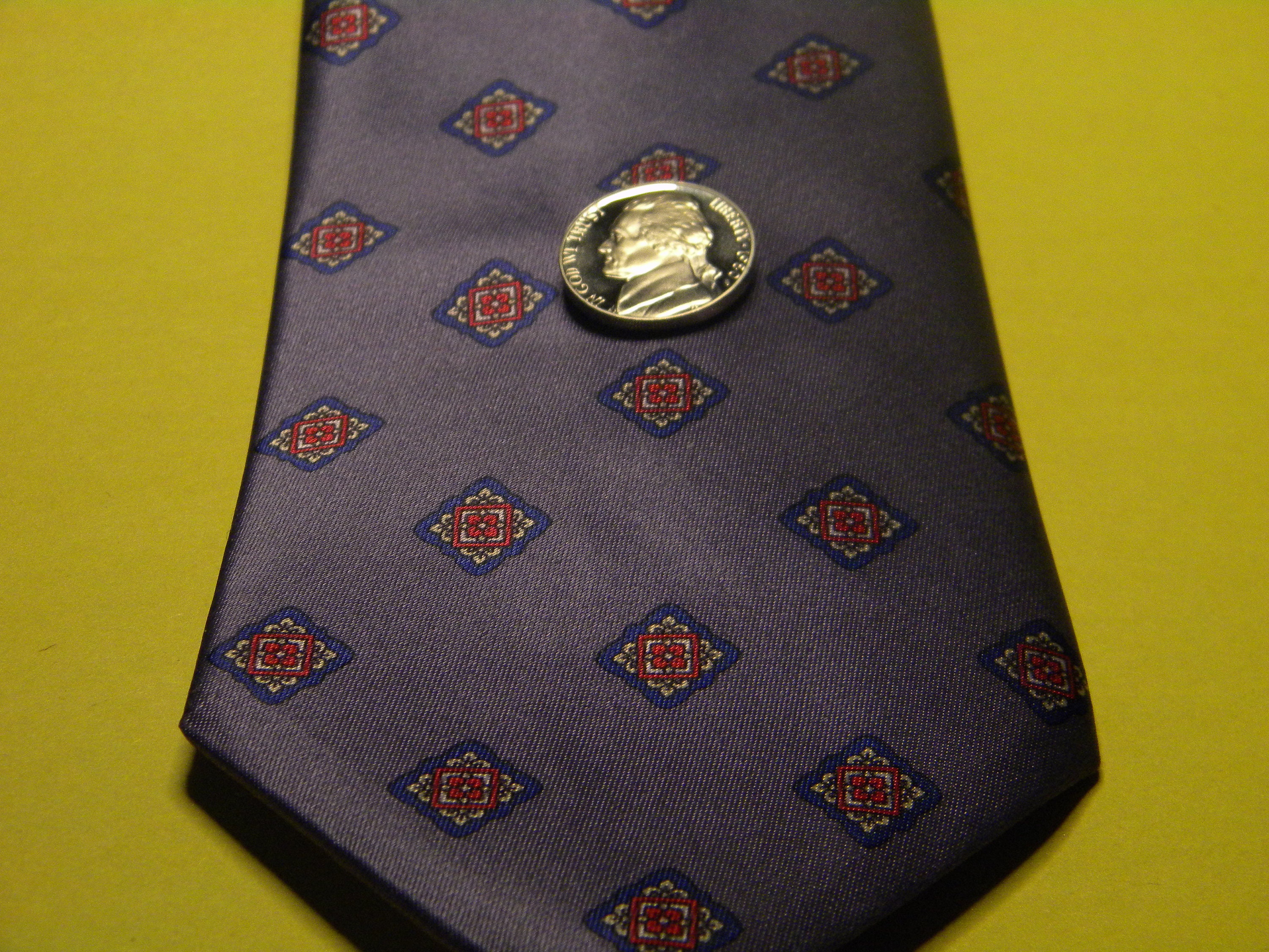 Tie Tack Lapel Pin Brooch Combo Made From a 1980S Jefferson Etsy