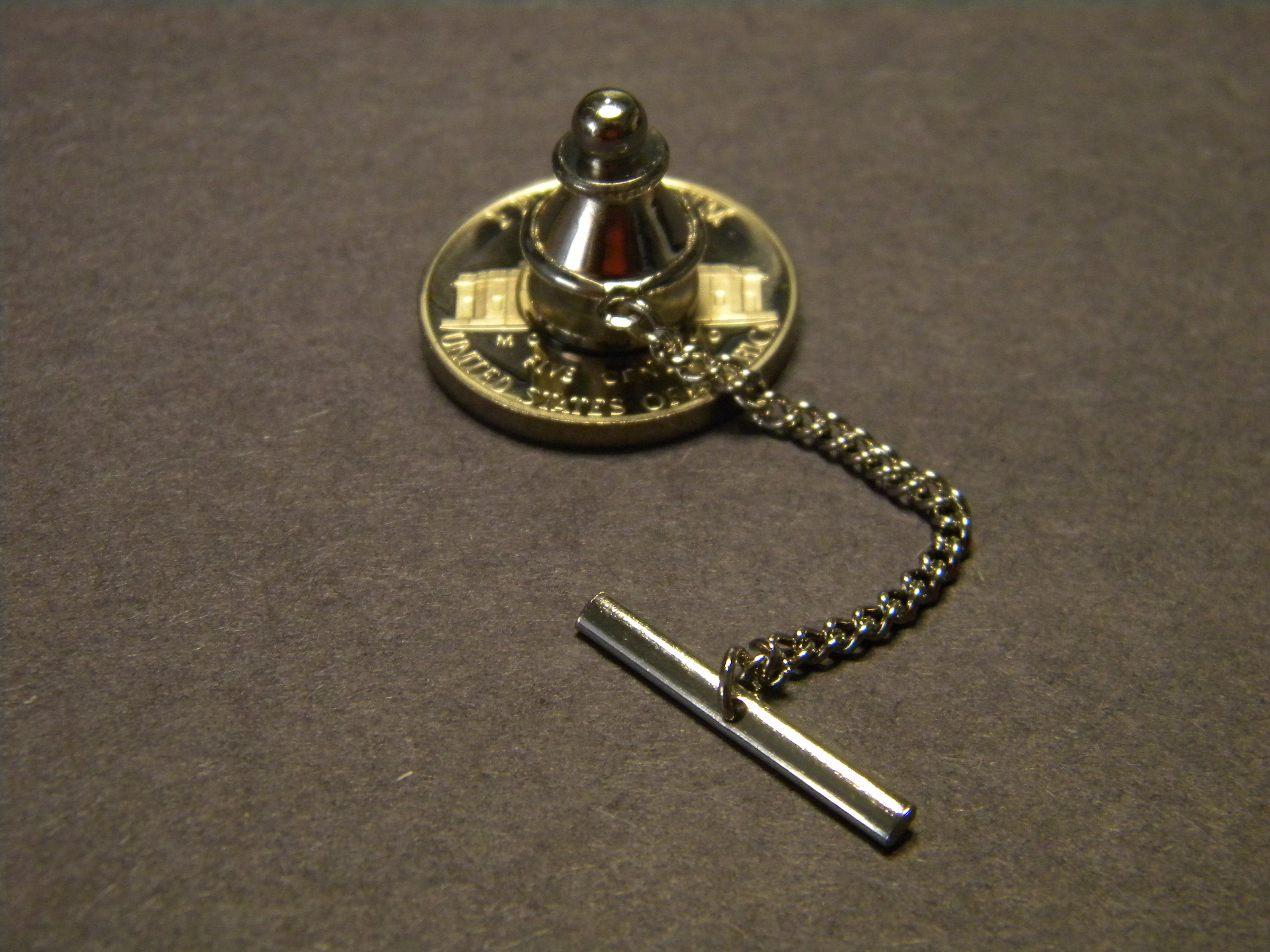 Tie Tack Lapel Pin Brooch Combo Made From a 1980S Jefferson Etsy