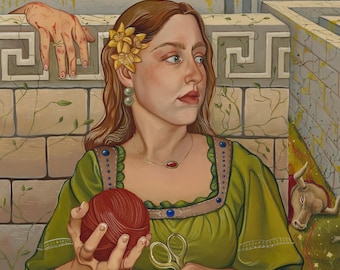 Perhaps I Have Created The Stars - Oil Painting Artwork Giclee Print