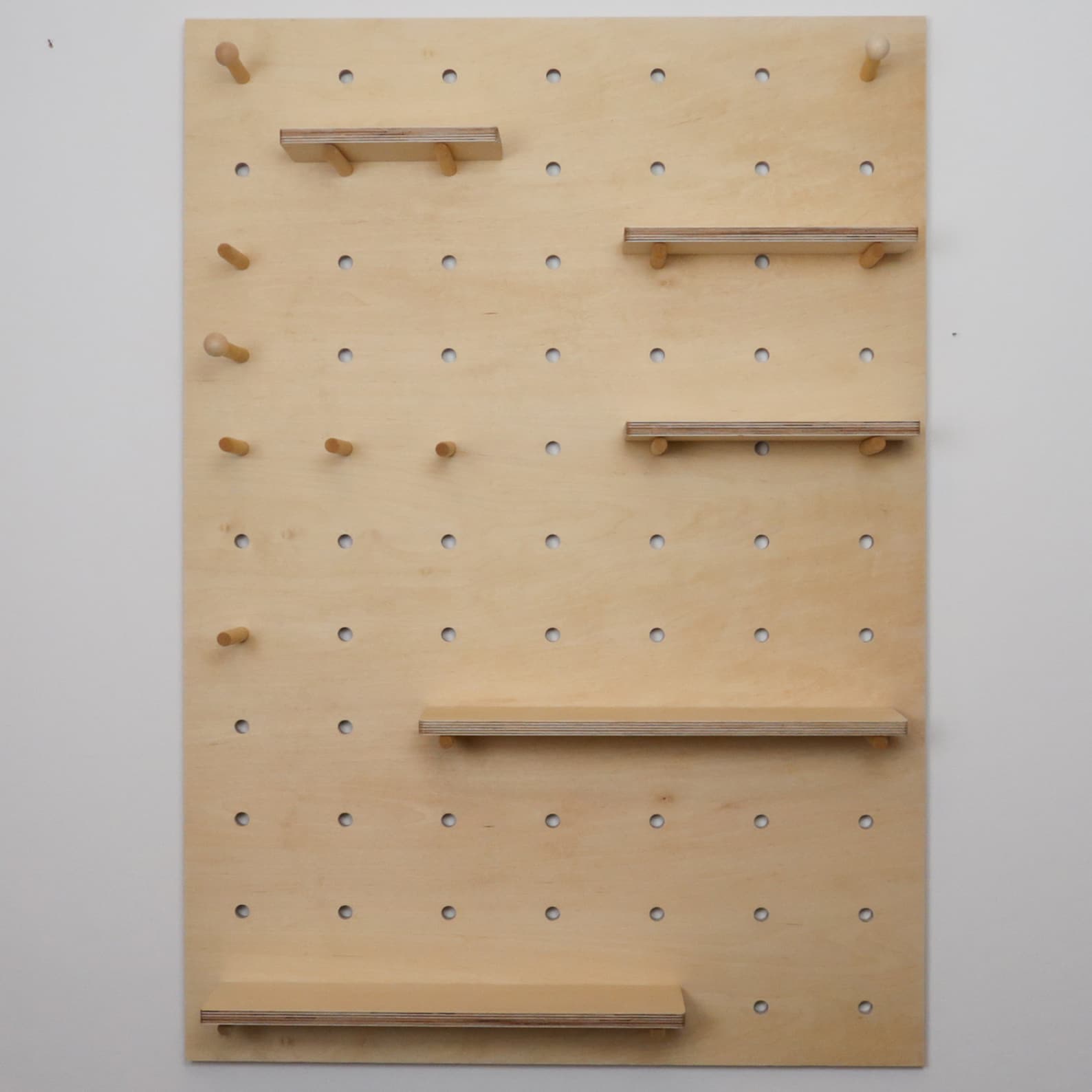 Extra Large Wooden Pegboard / Display Board / Shelving Unit / Etsy UK