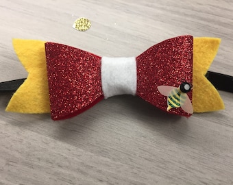 Winnie the Pooh Running Headband, Running Costume, Custom by TrainLikeaPrincess, runDisney