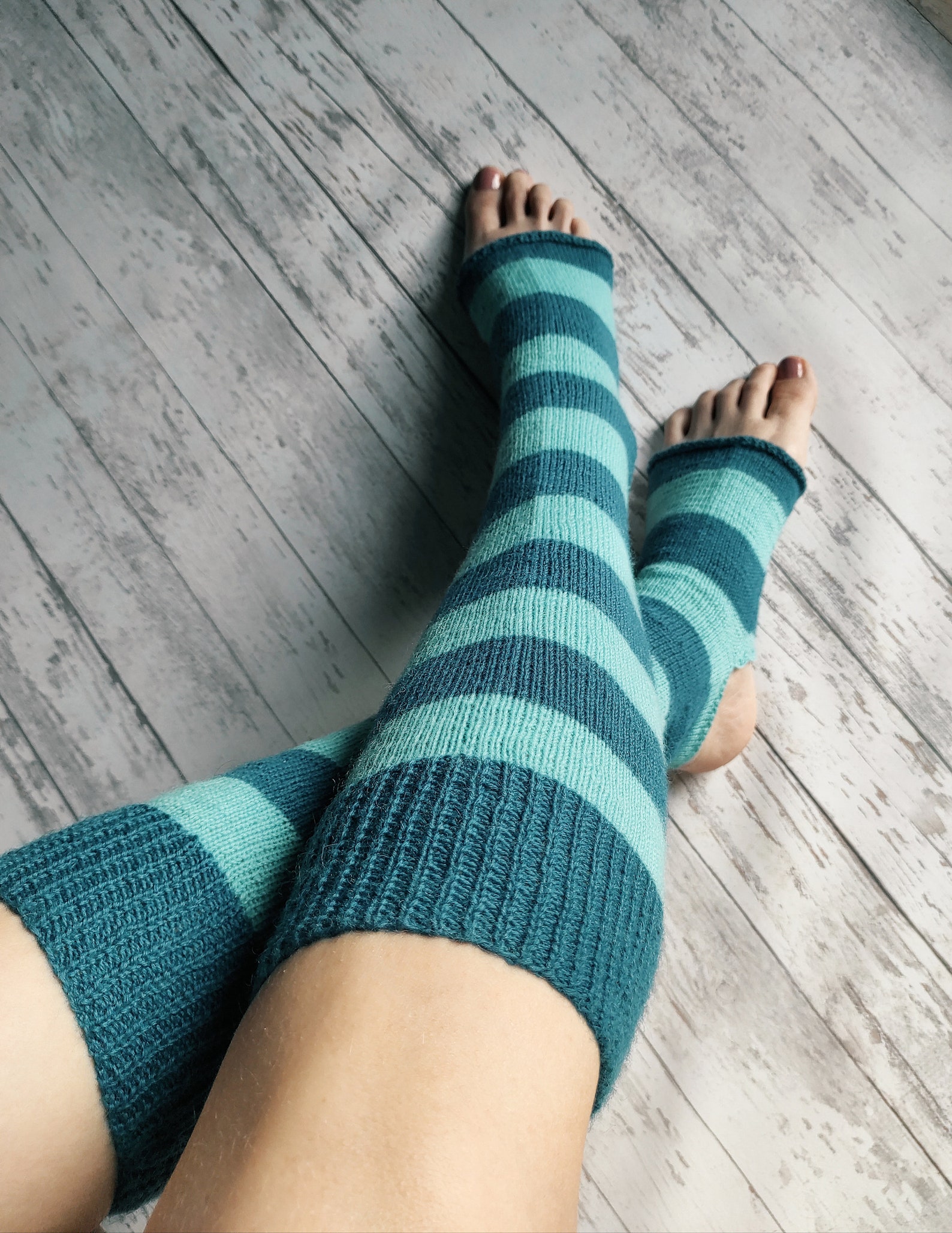 Yoga socks Yoga leg warmers Knee high socks Fingerless socks Etsy