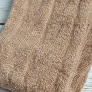 Wool socks Thigh high socks black Knee high socks Winter knit sock Long knitted socks Over the knee socks Valentine's day gift for wife Braun