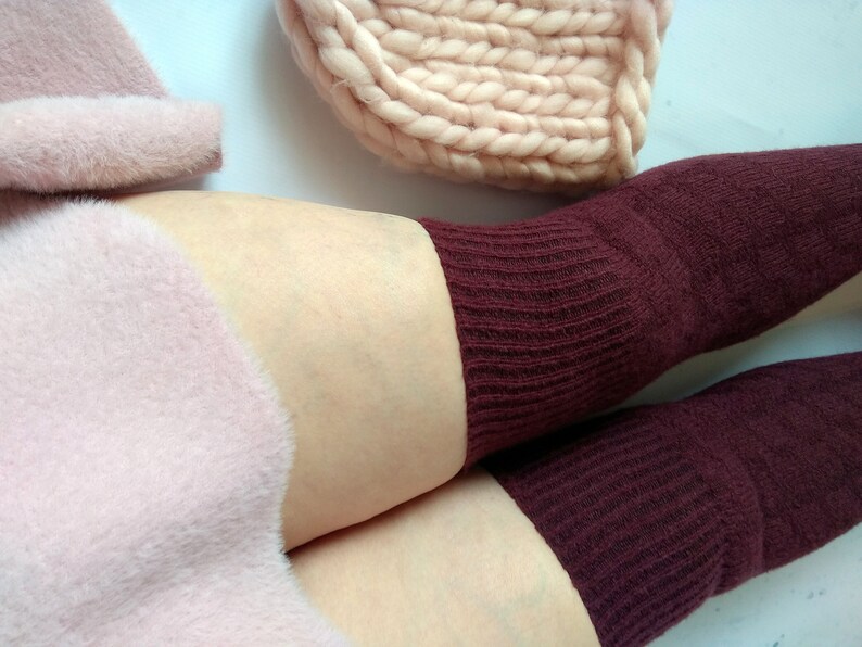 PLUS SIZE Thigh High Socks Plus Size Black Big Curvy Thigh Etsy