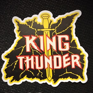 Quantum Leap Rock Band – King Thunder, 3" Die-Cut Sticker