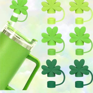 St. Patrick’s Day Shamrock Straw Topper