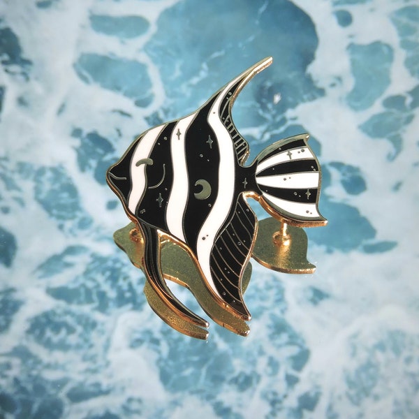 Angelfish Enamel Pin