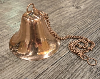 Copper Snuffers, Tiki Snuffers, Large Functional Bell-shaped Copper Snuffers for Oil Lamps, Bottles or Tiki Torches, Replacement Snuffers