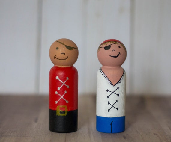 pirate peg dolls