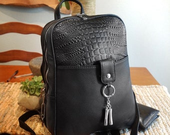 leather concealed carry backpack